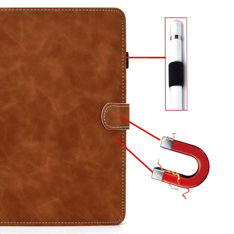 For Samsung Galaxy Tab A7 Lite T220 Cowhide Texture Horizontal Flip Leather Case with Holder & Ca...