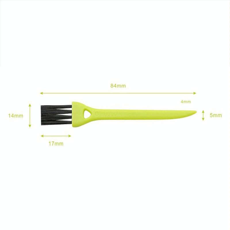 50 PCS Razor Brush Crevice Cleaning Brush Groove Brush Mini Small Brush(Random Color Delivery)