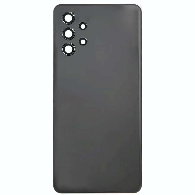 For Samsung Galaxy A32 4G Battery Back Cover with Camera Lens Cover (Black)