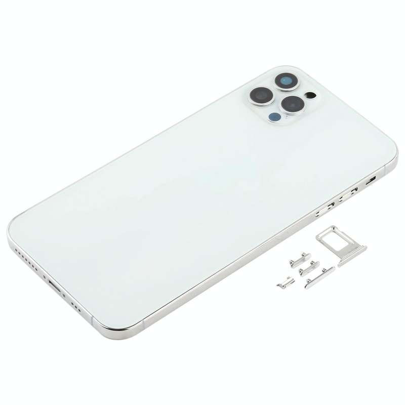 Back Housing Cover with Appearance Imitation of iP12 Pro Max for iPhone XS Max(White)