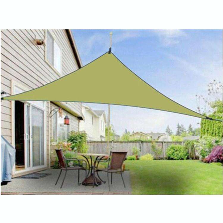 Outdoor Sunshade Triangle Sky Screen Simple Sun Protection Canopy, Size:3X3X3M(Random Color)