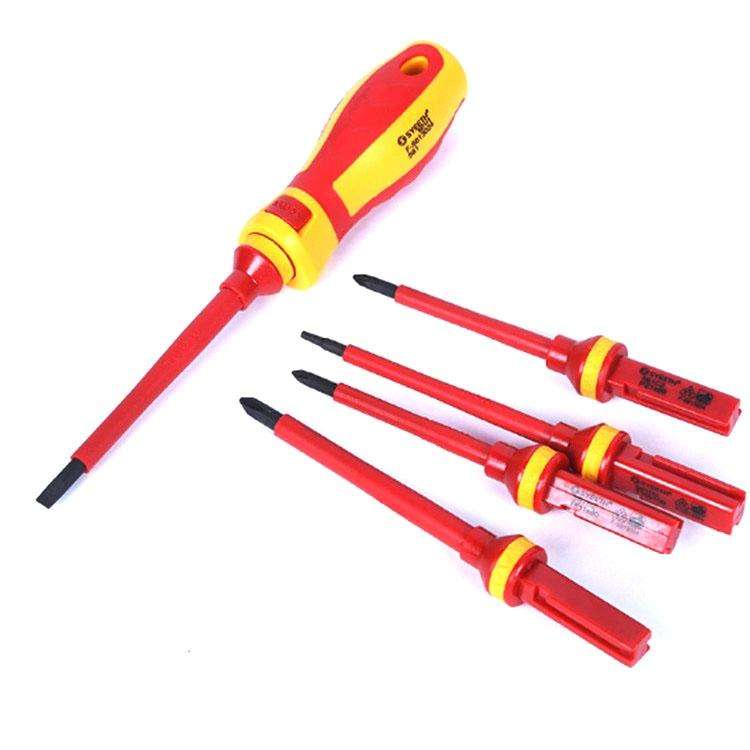 13 in 1 VDE Industrial Telecommunications High Pressure Resistant Screwdriver Set Apple Phone Rep...