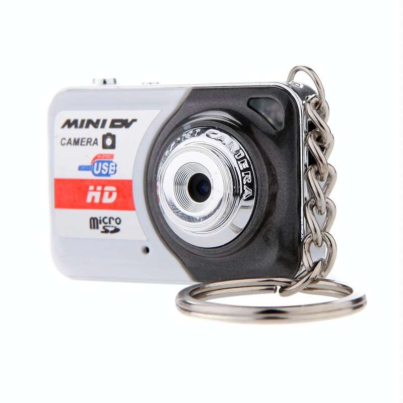 X6 Portable Ultra Mini HD Kids Digital Camera DV Camcorder with Key Ring, Support TF Card(Glamour...
