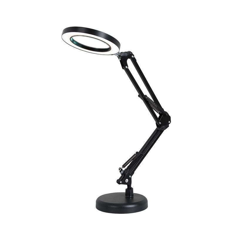 8X Magnifying Glass Lamp Beauty Nail Tattoo Repair Office Reading Lamp, Colour: Without Magnifyin...