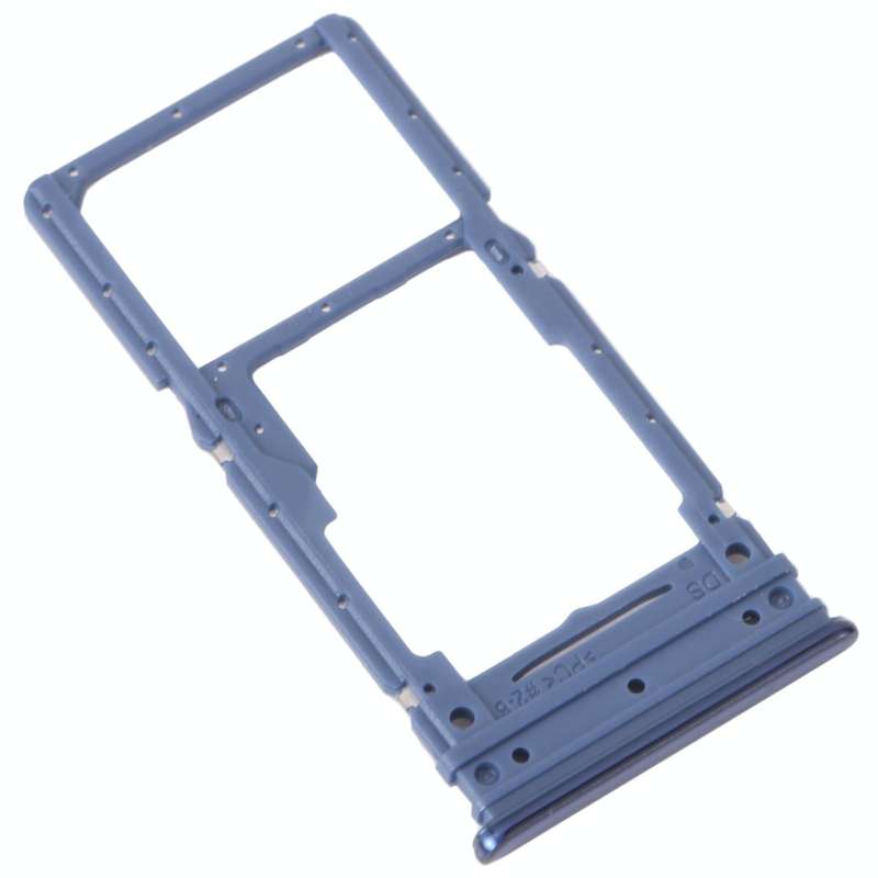 For Samsung Galaxy M53 SM-M536B Original SIM Card Tray + Micro SD Card Tray (Blue)