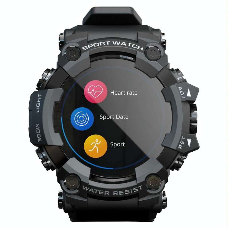 Lokmat ATTACK 1.28 inch TFT LCD Screen Smart Watch, Support Sleep Monitor / Heart Rate Monitor / ...