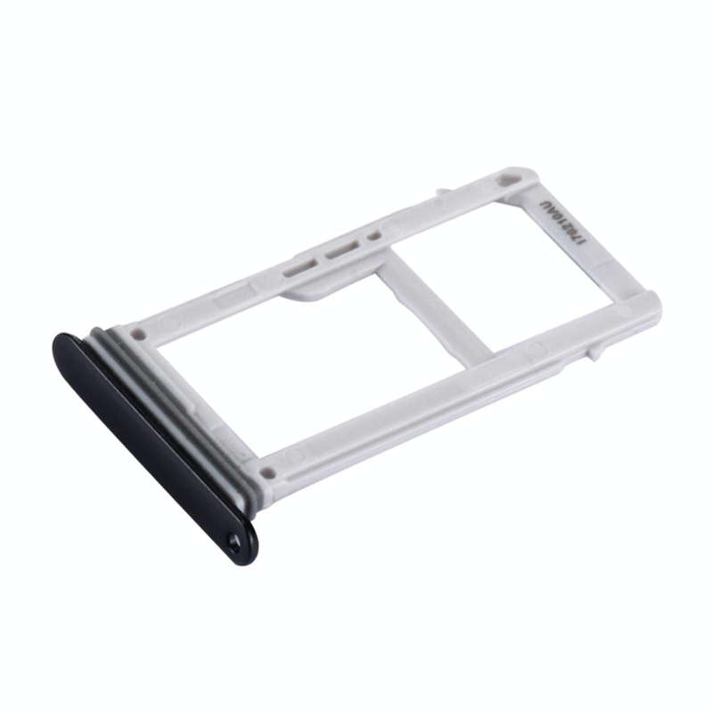 For Galaxy A3 (2017) / A320 SIM Card Tray + Micro SD Card Tray (Black)