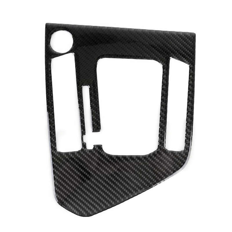 Car Carbon Fiber Gear Shift Panel Decorative Sticker for Volkswagen Tiguan L