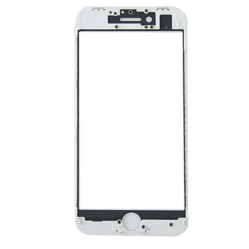 Front Screen Outer Glass Lens with Front LCD Screen Bezel Frame & OCA Optically Clear Adhesive fo...