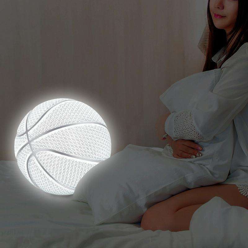 MILACHIC Number 7 Holographic Reflective Basketball Visible at Night Rainbow Star Basketball(Colo...