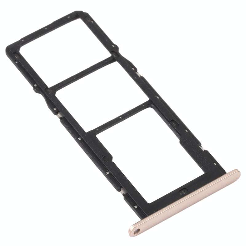 SIM Card Tray + SIM Card Tray + Micro SD Card Tray for Huawei Enjoy 20 SE 4G(Gold)
