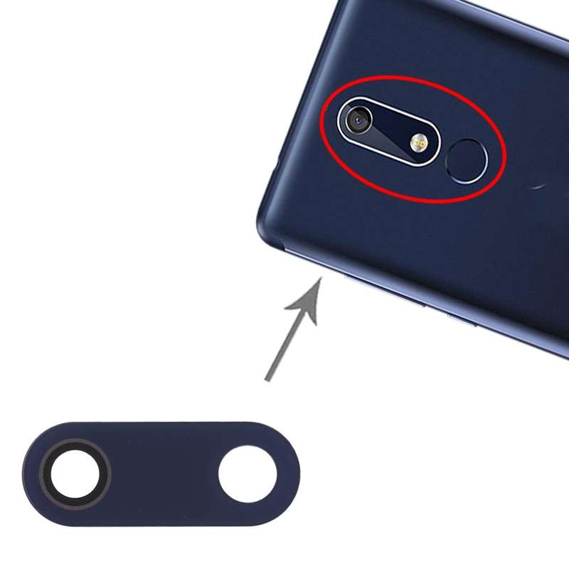 10 PCS Back Camera Lens for Nokia 5.1 / TA-1024 / TA-1027 / TA-1044 / TA-1053 / TA-1008 / TA-1030...