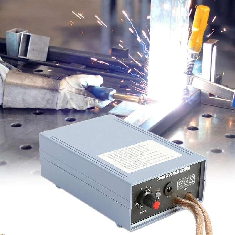 Portable 18650 Battery Spot Welder 5000W High Power Handheld Spot Welding Machine, Style: Automat...