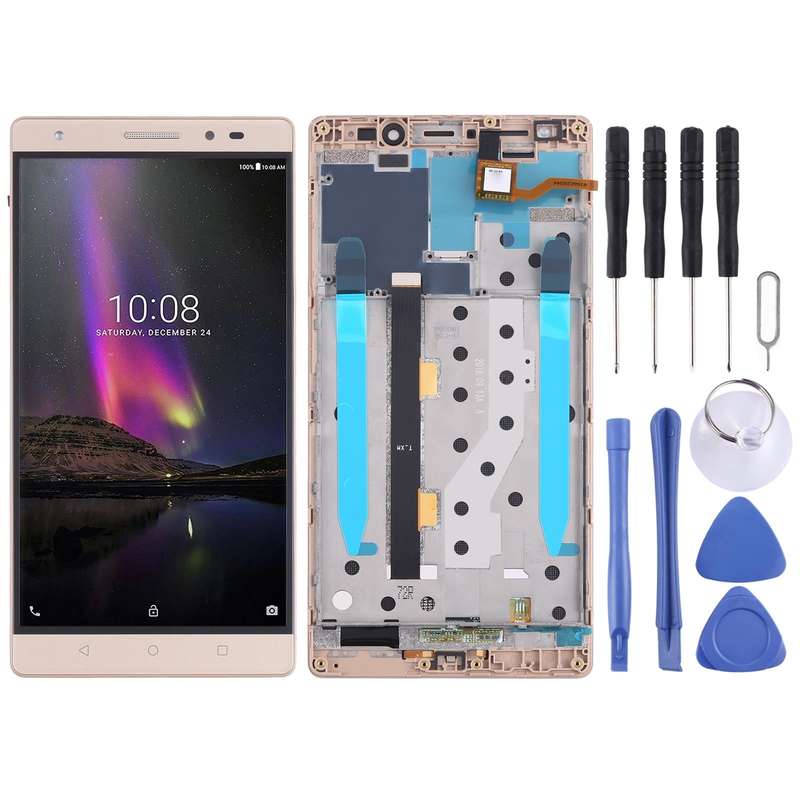 OEM LCD Screen For Lenovo Phab2 Plus PB2-670N PB2-670M PB2-670Y Digitizer Full Assembly with Fram...