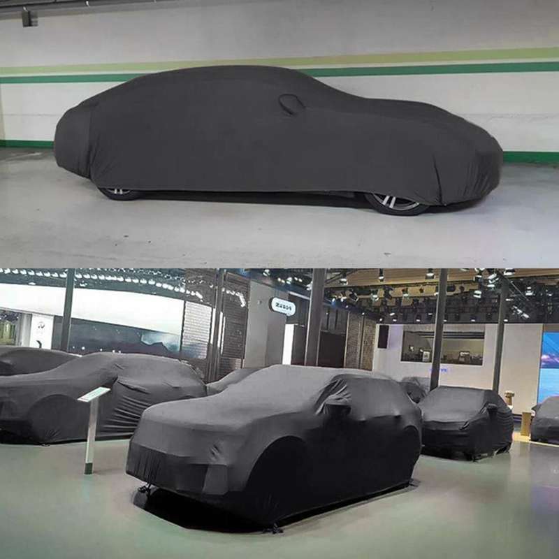 Anti-Dust Anti-UV Heat-insulating Elastic Force Cotton Car Cover for Hatchback Car, Size: 3.9m~4....