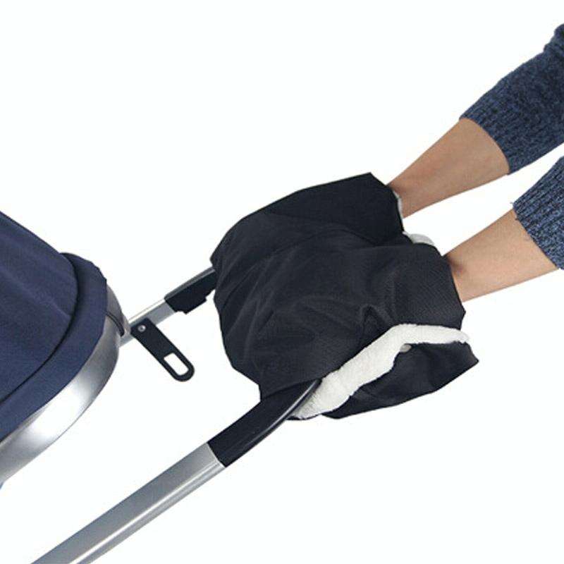 2 Pairs Baby Stroller Warm Gloves Modified Version of the Cart Out of the Wind And Antifreeze Glo...