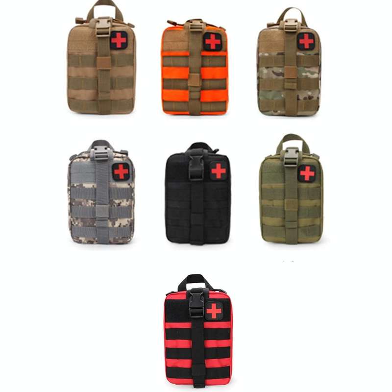 Waterproof Oxford Cloth + Nylon Outdoor Travel Portable First Aid Kit(Black)
