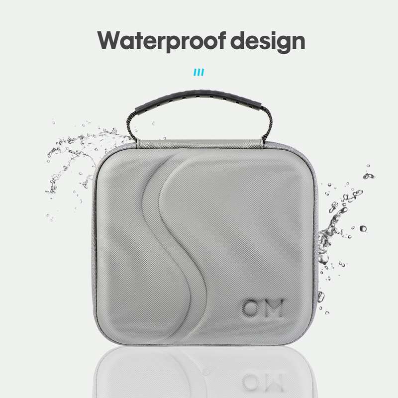 For DJI Osmo Mobile 4 / OM4 / OM4 SE STARTRC Portable Shockproof Waterproof PU Case Bag(Grey)