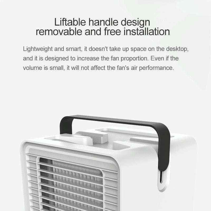 Spades A New Negative ion Air Conditioning Fan Household Humidification Air Cooler(Black)