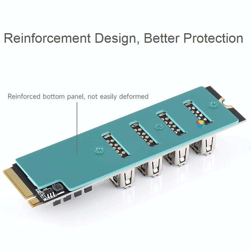 Waveshare PCIe X1 to PCIe X16 Expander, Using With M.2 to PCIe 4-Ch Expander, 24003