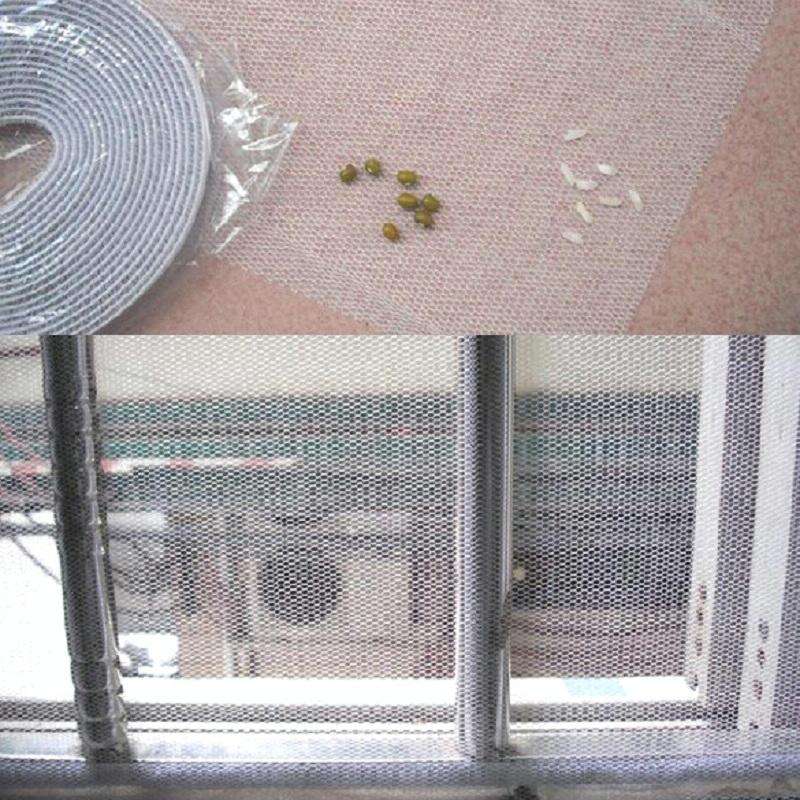 DIY Fly Mosquito Bug Mesh Window Screen Self-adhesive Anti-mosquito Net 15X20CM