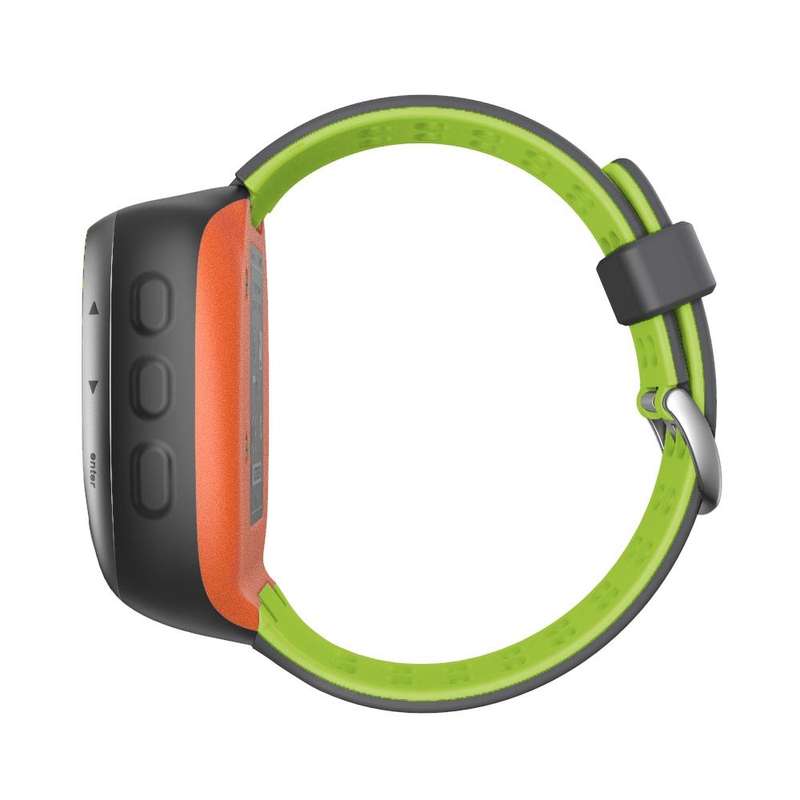 For Garmin Forerunner 310XT Two-color Silicone Watch Band(Grey Green)
