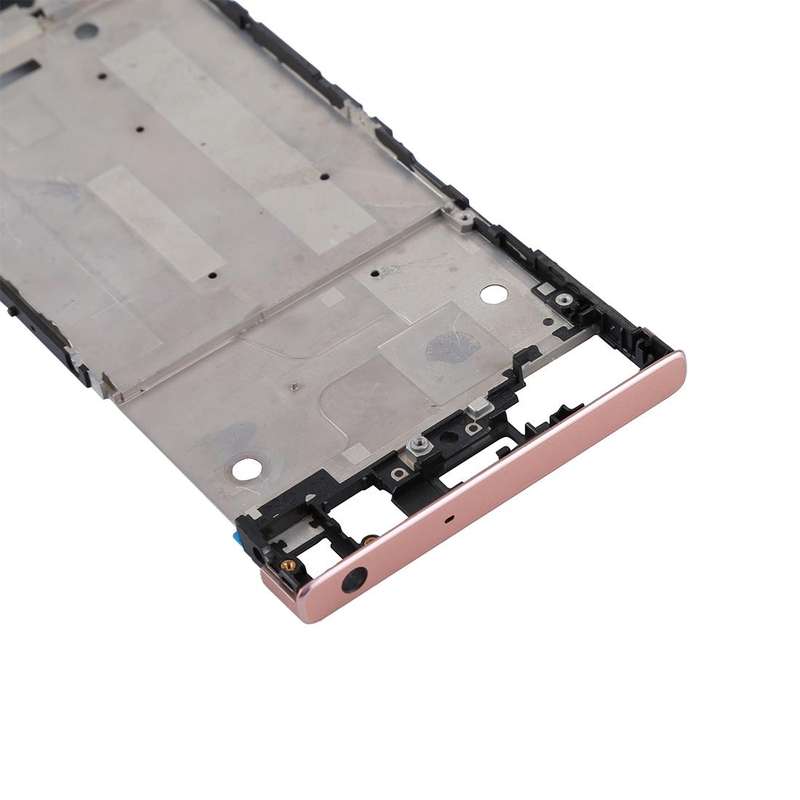 for Sony Xperia XA1 Front Housing LCD Frame Bezel Plate(Rose Gold)