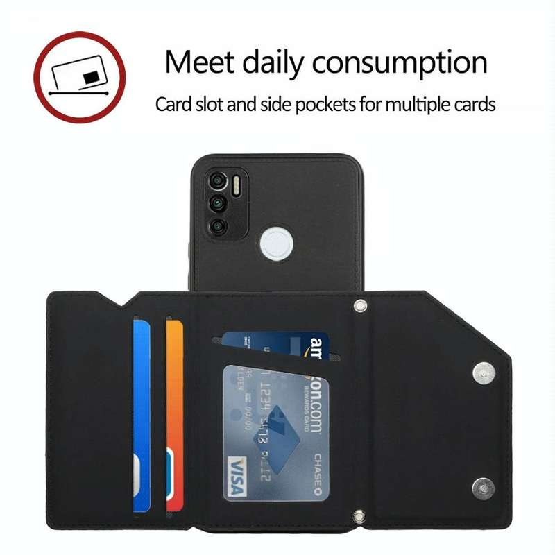 For Tecno Spark 5 Air / 6 Air Skin Feel PU + TPU + PC Phone Case(Black)