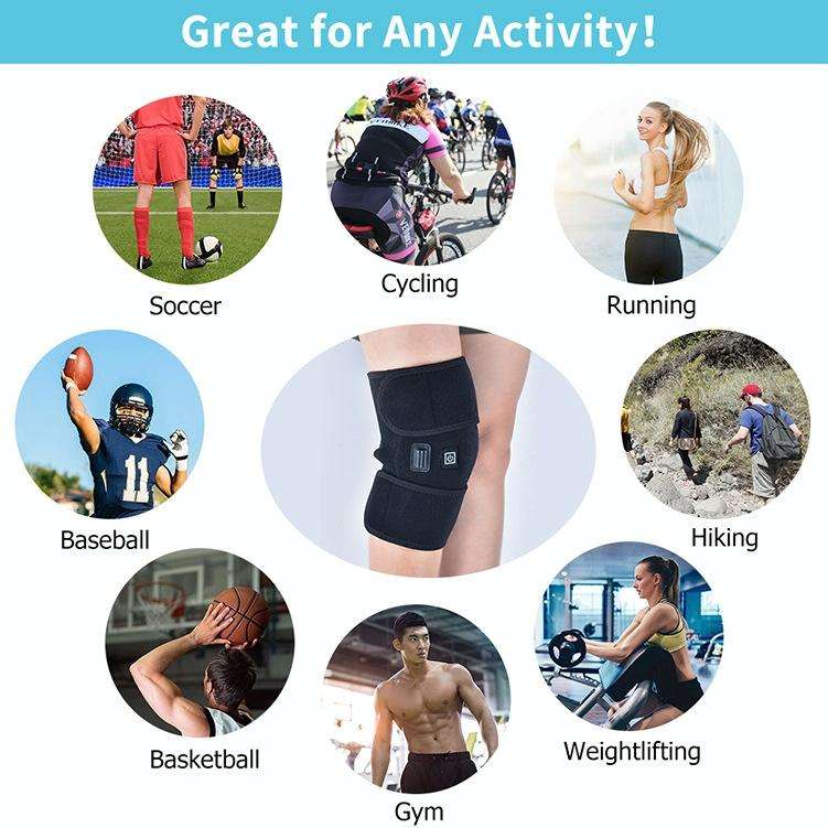 Infrared Heating Therapy Knee Pad Rehabilitation Assistance USB Model