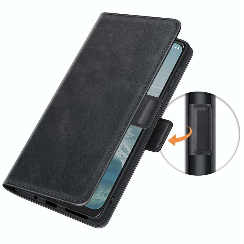 For Nokia G10/G20 Dual-side Magnetic Buckle Horizontal Flip Leather Case with Holder & Card Slots...