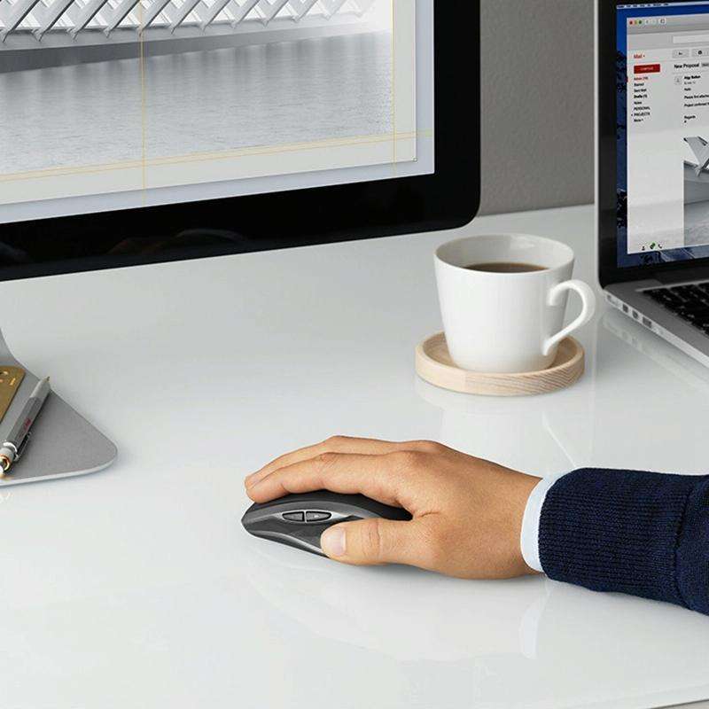 Logitech MX Anywhere 2S 4000DPI Bluetooth + Unifying Dual-mode Rechargeable Symmetrical Design Wi...