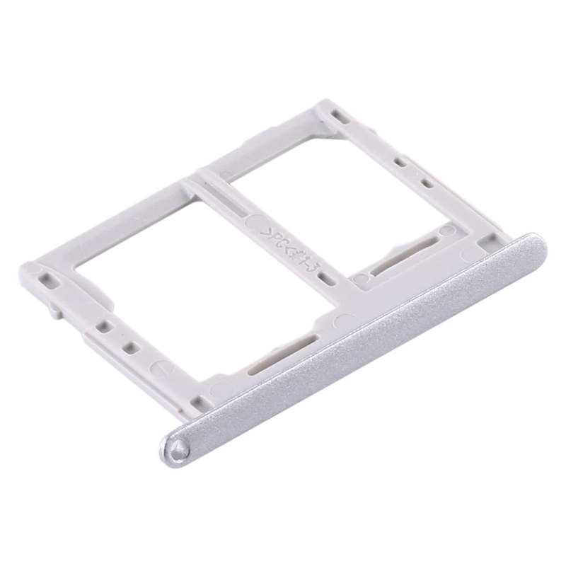 For Samsung Galaxy Tab A 10.1 (2019) / SM-T515 SIM Card Tray + Micro SD Card Tray (Silver)