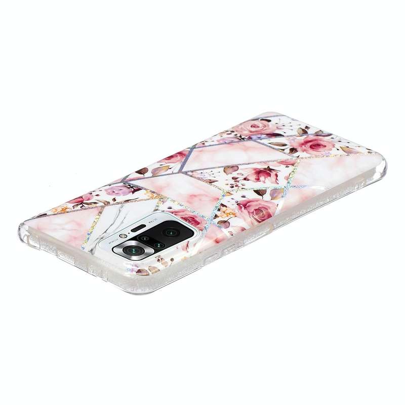For Xiaomi Redmi Note 10 Pro Electroplating TPU Protective Case(Rose)