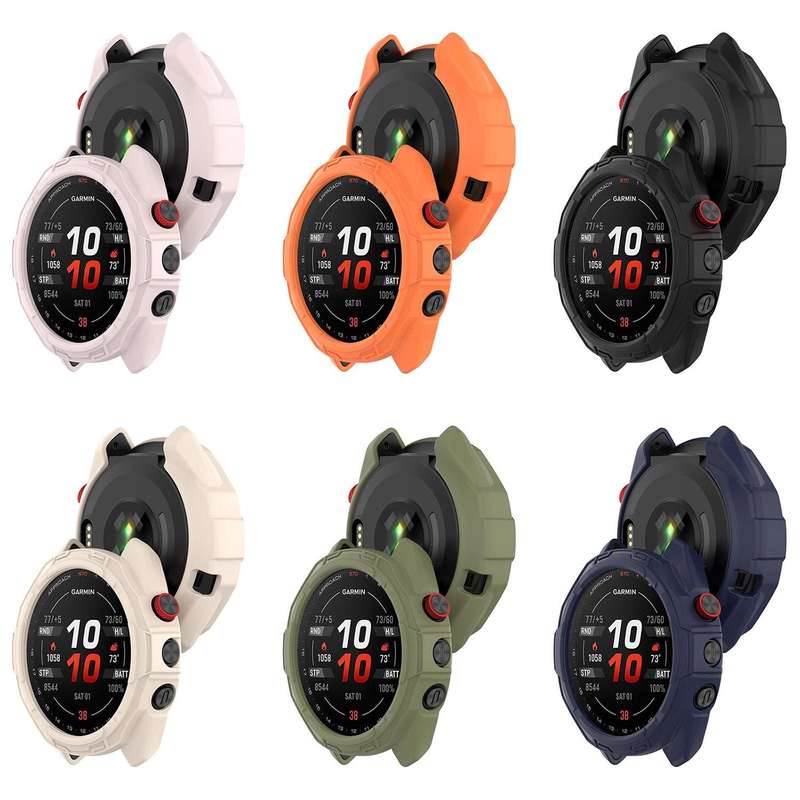 For Garmin Approach S70 47mm Armor Hollow Watch Protective Case(Starlight Color)