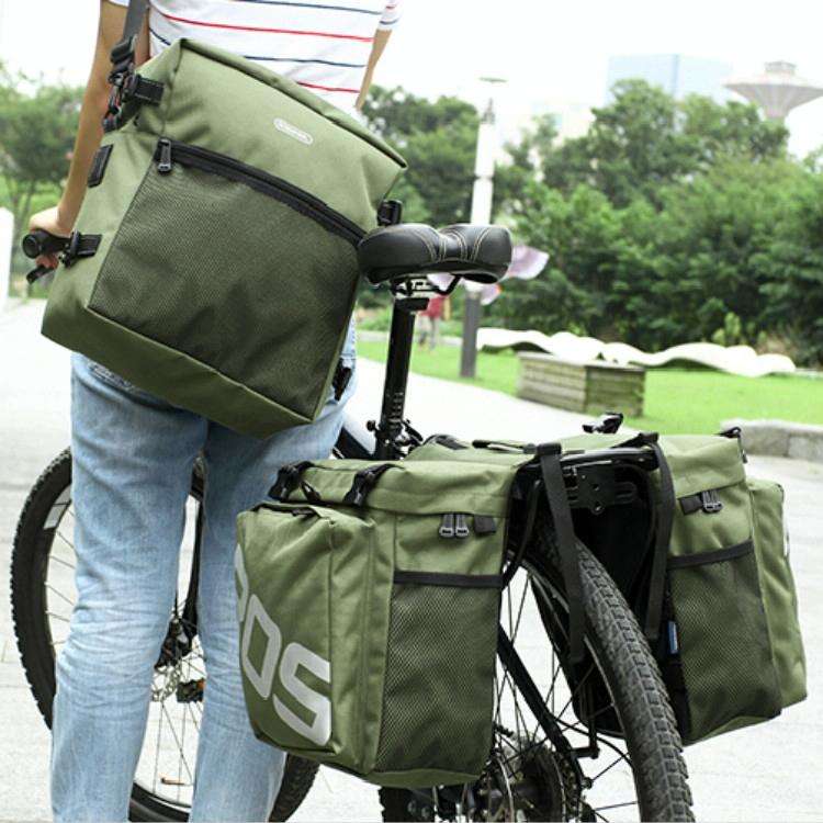 ROSWHEEL Bicycle Back Pack, Style:Green