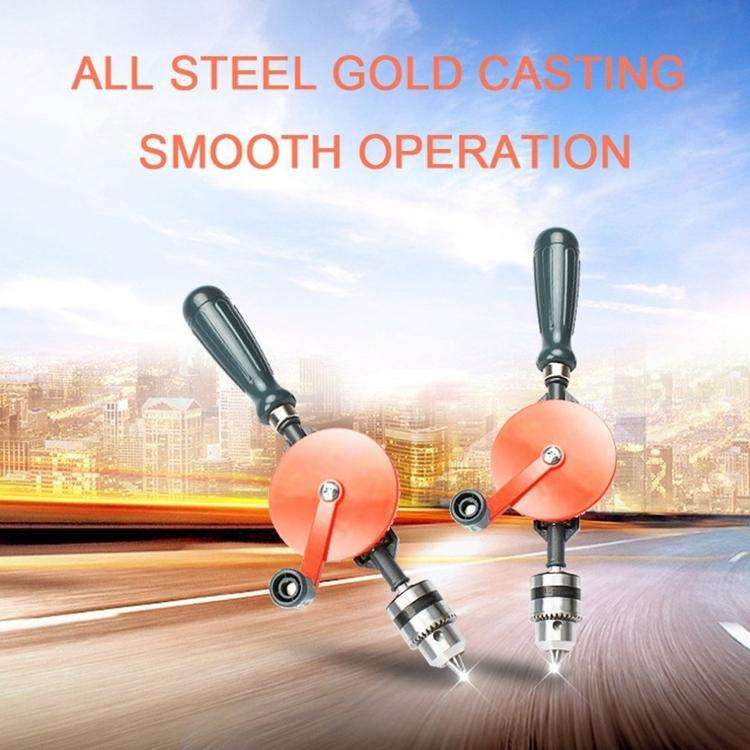 Powerful Manual Drill Steel Precision Casting DIY Woodworking Drill Universal Hand Drill Teaching...