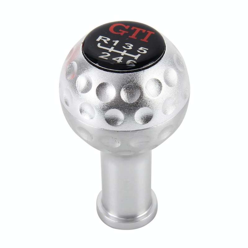 Universal Manual or Automatic Gear Shift Knob Fit for All Car(Silver)