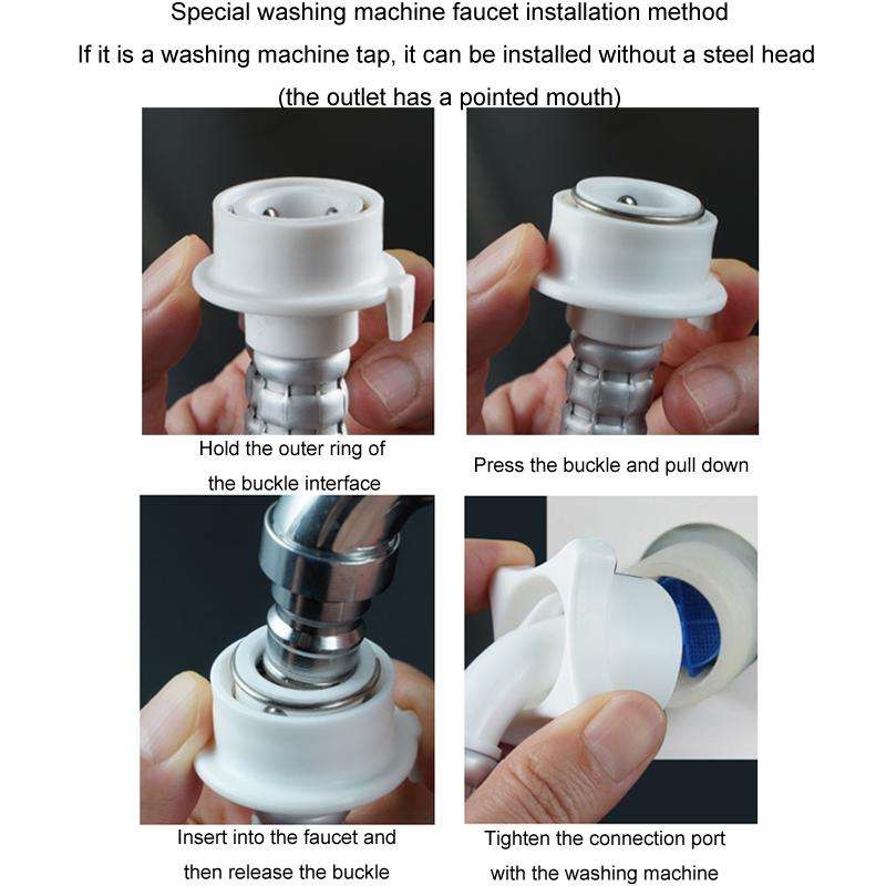 Fully Automatic Washing Machine Water Inlet Hose Adapter, Length: 4m