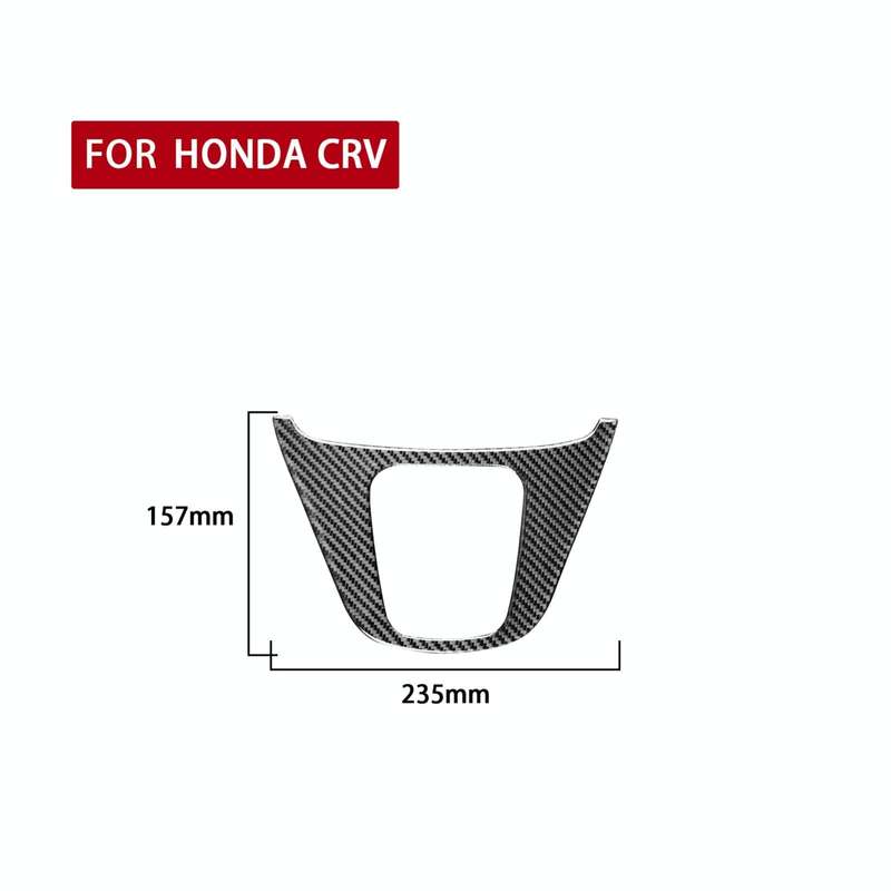 Carbon Fiber Car Gear Panel Frame Decorative Sticker for Honda CRV 2007-2011,Left and Right Drive...