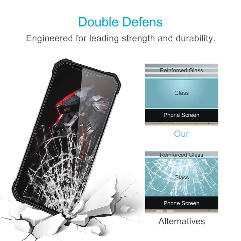 For Oukitel WP26 10pcs 0.26mm 9H 2.5D Tempered Glass Film