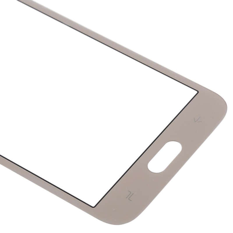 For Samsung Galaxy J2 Pro (2018), J250F/DS 10pcs Front Screen Outer Glass Lens (Gold)
