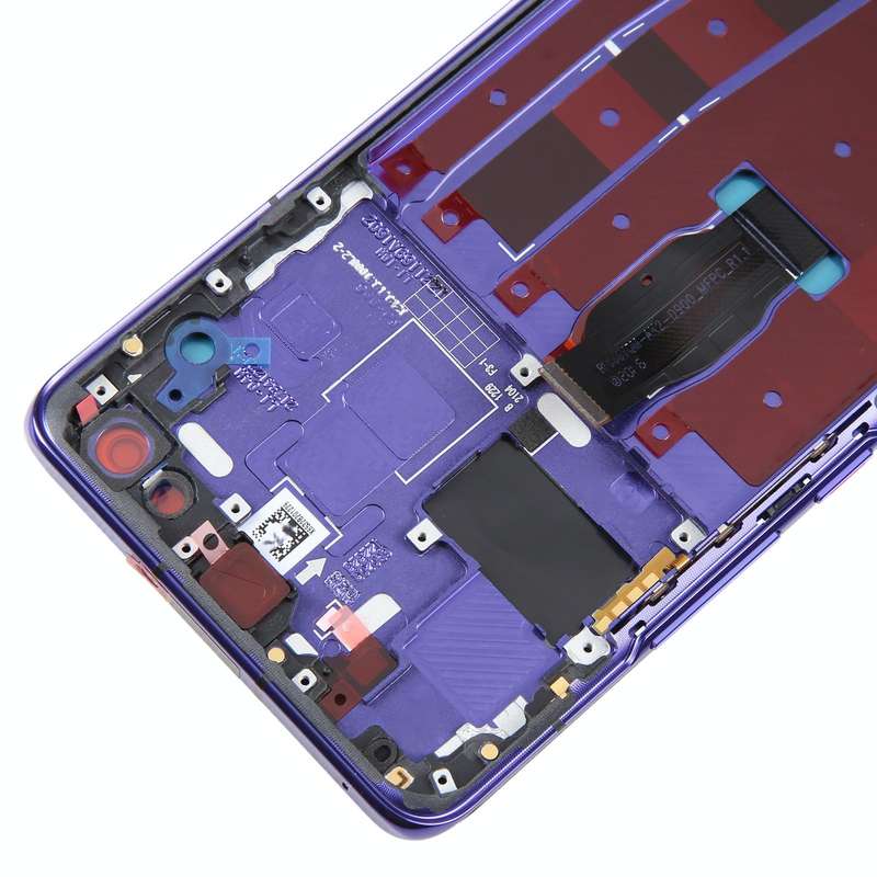 LCD Screen and Digitizer Full Assembly with Frame for Huawei Nova 7 Pro 5G(Blue)