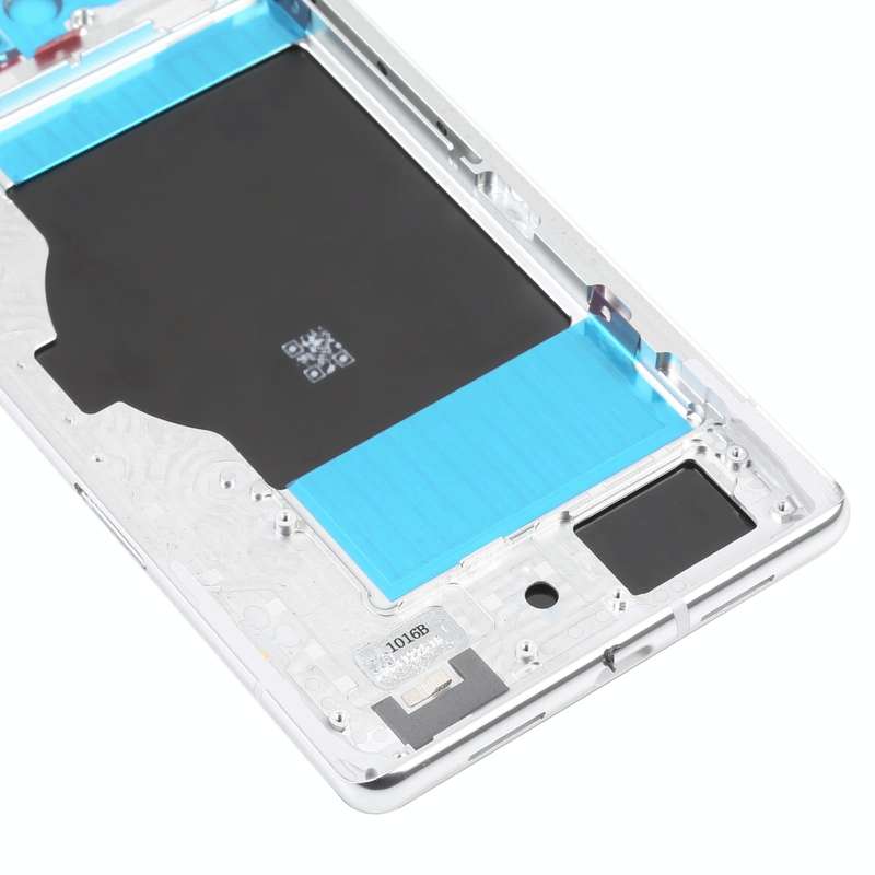 For Google Pixel 6 Pro Battery Back Cover with Middle Frame(White)