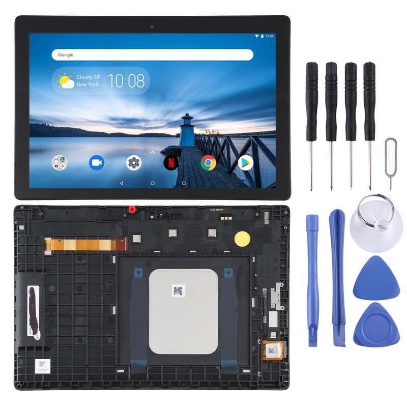LCD Screen and Digitizer Full Assembly With Frame for Lenovo TAB E10 TB-X104F TB-X104L TB X104 WI...