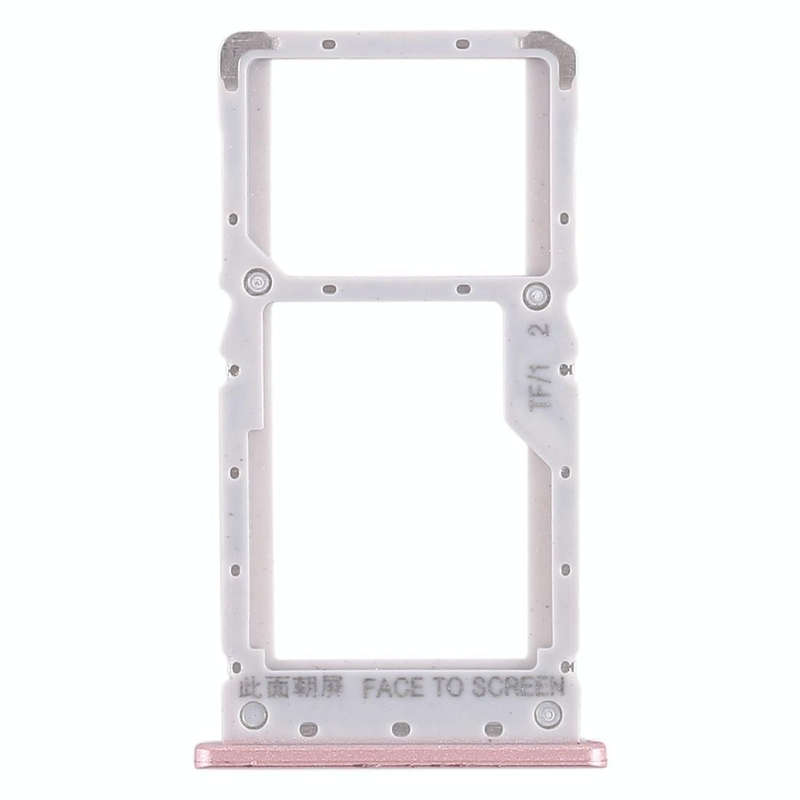 SIM Card Tray + SIM Card Tray / Micro SD Card Tray for Xiaomi Redmi Note 6 Pro (Rose Gold)