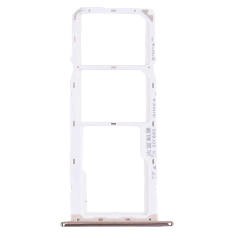 SIM Card Tray + SIM Card Tray + Micro SD Card Tray for Huawei Y6 (2018) (Silver)