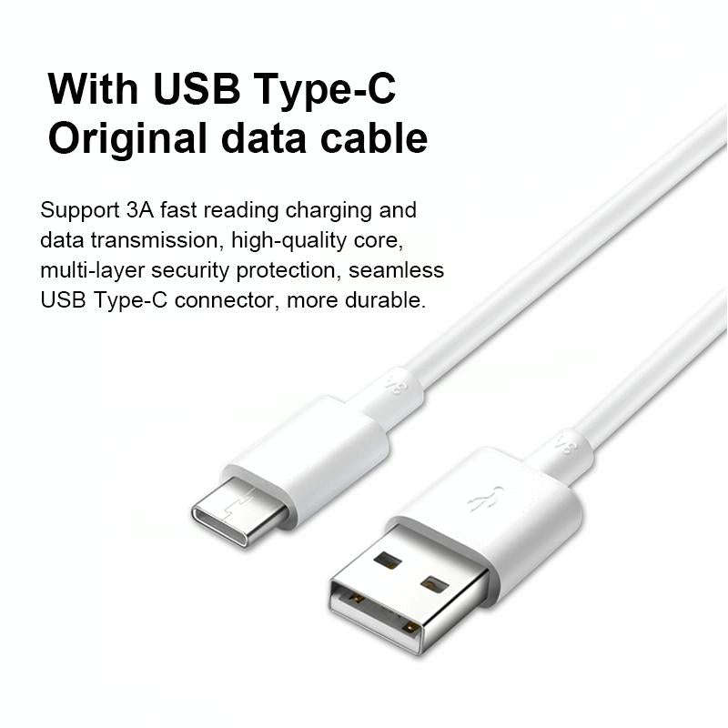Original Huawei CP404 USB Interface Super Fast Charging Charger (Max 22.5W SE) with 3A USB to USB...