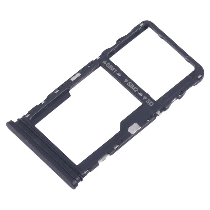 For TCL 305 Original SIM + SIM/Micro SD Card Tray (Black)