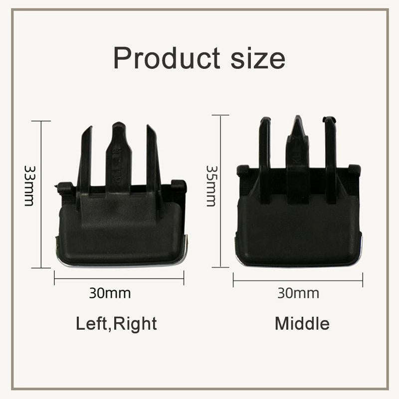 For Toyota Corolla Left-hand Drive Car Left and Right Air Conditioning Air Outlet Paddle (Beige)
