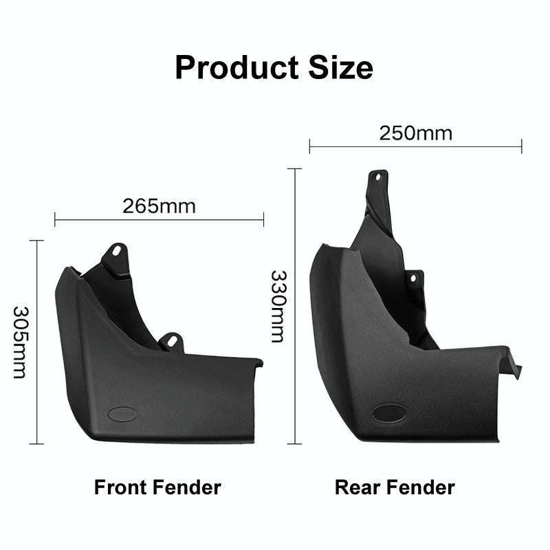 For Land Rover Discovery 4 2009-2016 4pcs/Set Car Auto Soft Plastic Splash Flaps Fender Guard